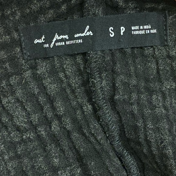 Urban Outfitters Out From Under Black Textured Sleeveless Romper - Picture 7 of 7